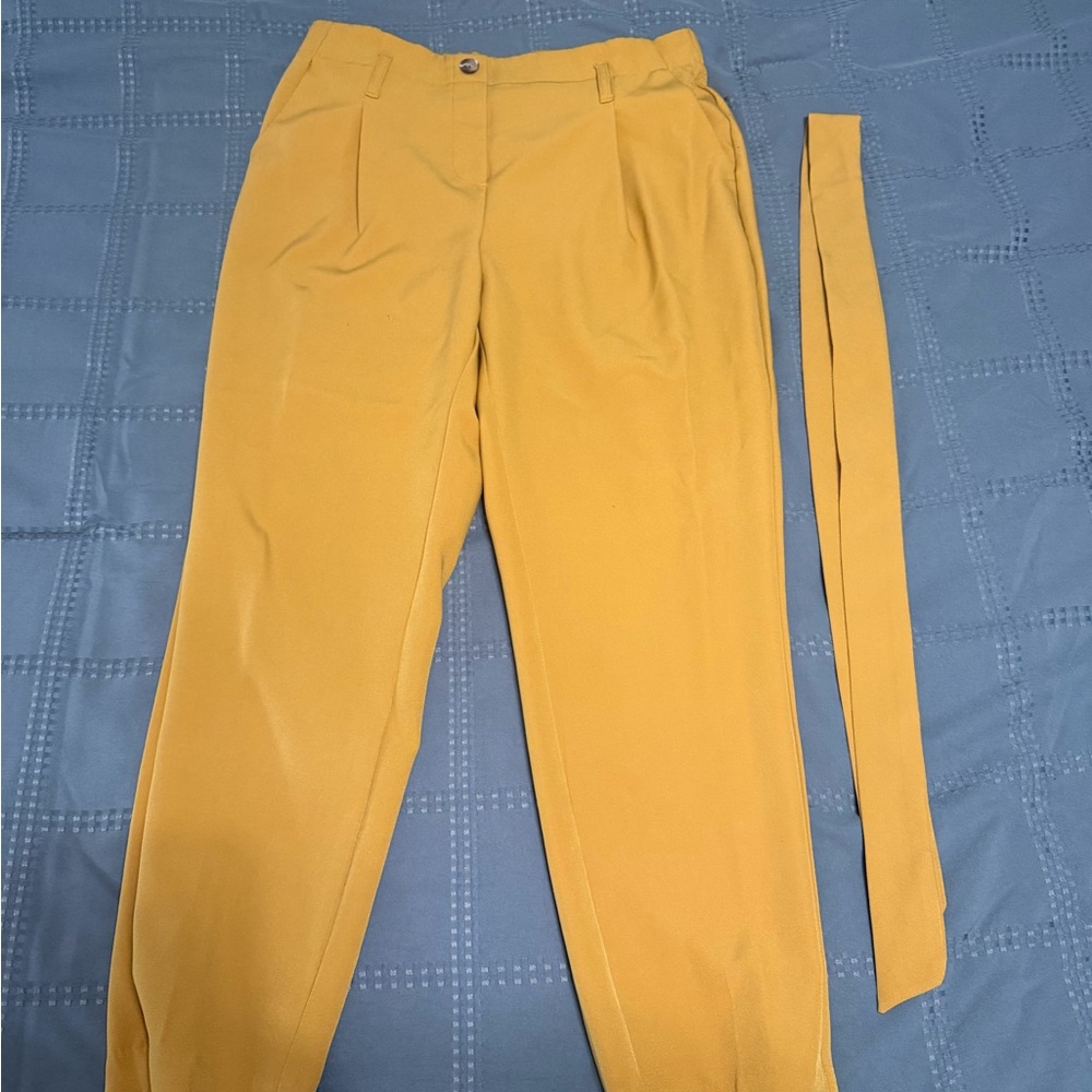 Stylish Yellow Women's Pants